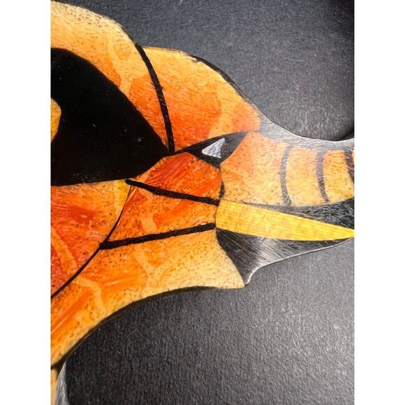 Vintage Lee Sands coral inlay elephant necklace - Picture 4 of 16